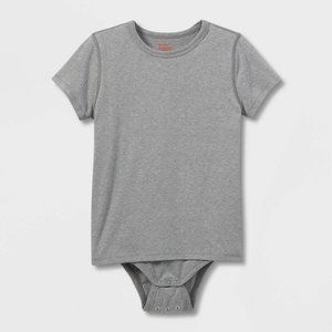 Kids' Adaptive Short Sleeve Bodysuit with Abdominal Access